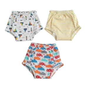 Home soft cotton potty training underwear for toddlers (2–3 years)