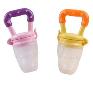 Home baby silicone food feeder bottle 90ml with spoon – set of 2